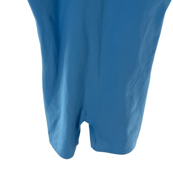 Girlfriend Collective Blue Bike Unitard One Piece Romper - Picture 4 of 10